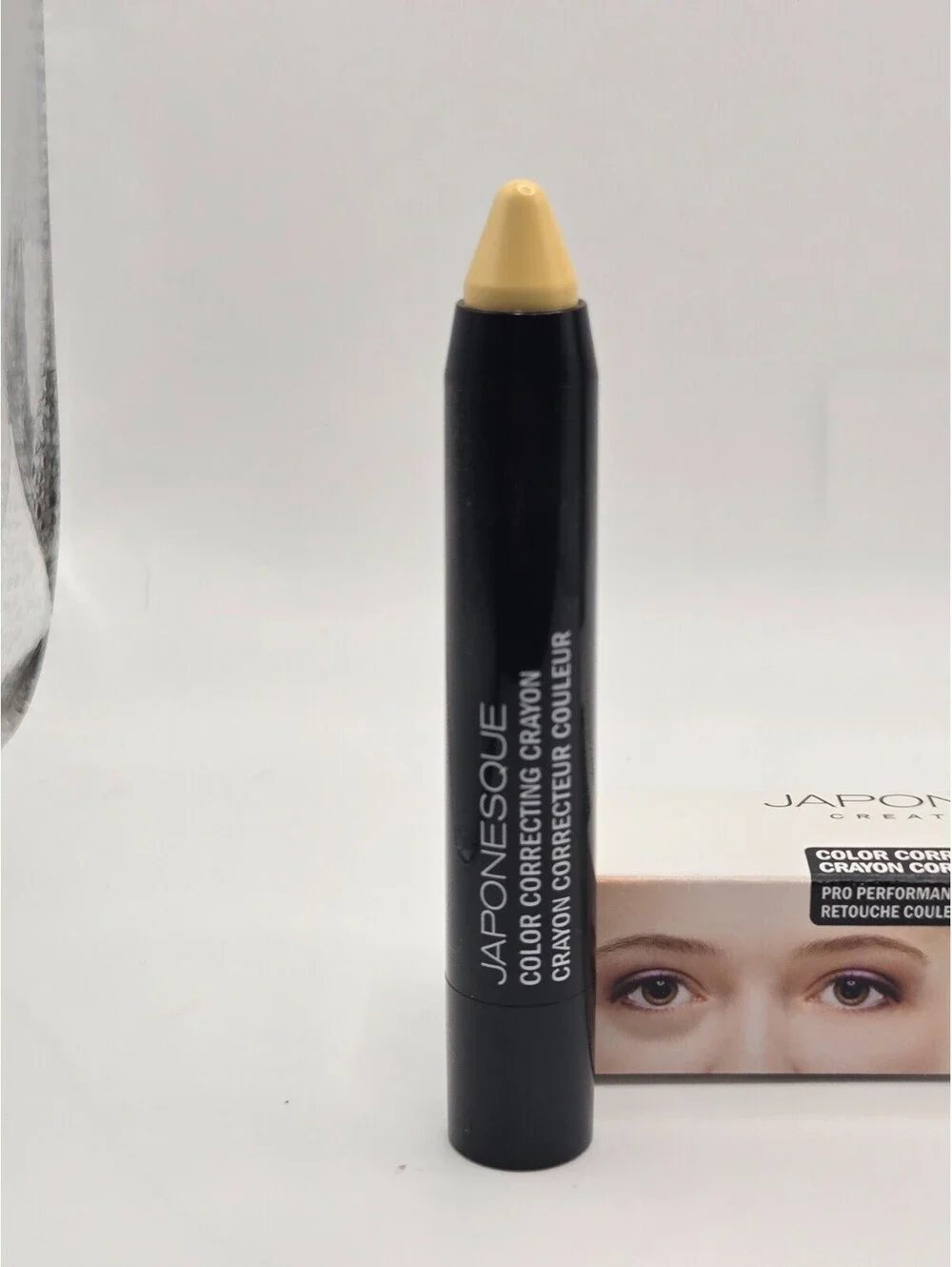 Japonesque Color Correcting Crayon Yellow & Pixelated Color Eyelighter Set NIB